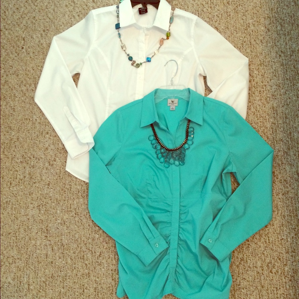 Bundle 2 Large dress shirts